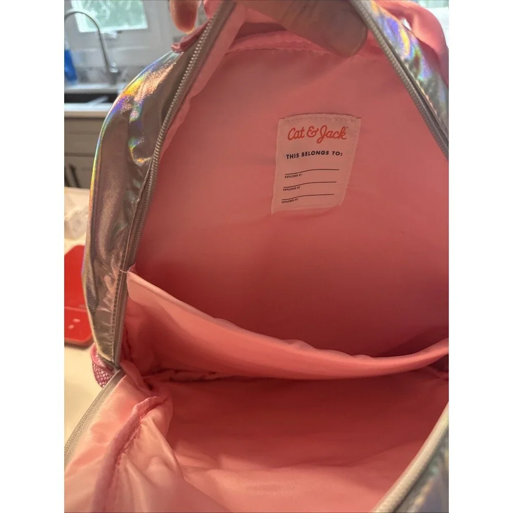 Cat & Jack 16” Flip Sequin Pink Unicorn Backpack Kids NWT NEW Fast Free Shipping